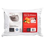 Ficha técnica e caractérísticas do produto Travesseiro Fibrasca 100% Poliéster Pele de Pêssego Matelassê 50x70cm - Branco