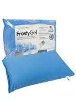 Ficha técnica e caractérísticas do produto Travesseiro Fibrasca Frio Frostygel Lavável 50x70cm Azul
