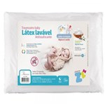 Ficha técnica e caractérísticas do produto Travesseiro Látex Lavavel Baby Antisufocante 30x40cm - Fibrasca