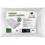 Ficha técnica e caractérísticas do produto Travesseiro Látex Lavável Plus Sintético - Fibrasca