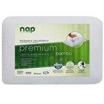 Ficha técnica e caractérísticas do produto Travesseiro Nap Premium em Malha com Viscose Bambu Viscoelático Hipoalérgico 50 X 70 X 18 Cm - 1 Peça