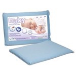 Ficha técnica e caractérísticas do produto Travesseiro Nasa NAP Baby RN C/ Capa 100% Algodão - Azul