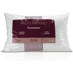 Ficha técnica e caractérísticas do produto Travesseiro Paco Milano 100% Poliester Branco - Sultan