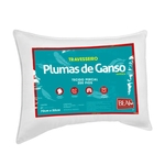 Ficha técnica e caractérísticas do produto Travesseiro Plumas de Ganso Premium