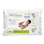 Ficha técnica e caractérísticas do produto Travesseiro Saúde & Conforto Baby Íons de Prata - Fibrasca