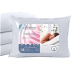 Ficha técnica e caractérísticas do produto Travesseiro Toque de Seda Branco - 50cm X 70cm