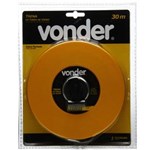 Ficha técnica e caractérísticas do produto Trena de Fibra de Vidro Vonder 30m X 12,5mm C/ Caixa Fechada - Amarela