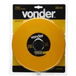 Ficha técnica e caractérísticas do produto Trena de Fibra de Vidro Vonder 50m X 12,5mm C/ Caixa Fechada - Amarela