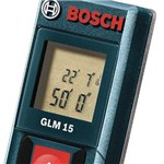 Ficha técnica e caractérísticas do produto Trena Laser Bosch Glm-15 (0,15m - 15,0m)