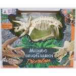 Ficha técnica e caractérísticas do produto Tricerátopo Esqueleto Mundo dos Dinossauros - AbraKidabra 7275