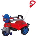 Ficha técnica e caractérísticas do produto Triciclo Baby City Pedal e Empurrador Spider (Vermelho) - Maral