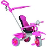 Ficha técnica e caractérísticas do produto Triciclo Bandeirante Smart Comfort, Rosa