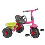 Ficha técnica e caractérísticas do produto Triciclo Brinquedo Bandeirante Smart Plus - Rosa
