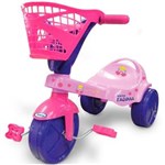 Ficha técnica e caractérísticas do produto Triciclo com Pedal Infantil Xarme Fadinha Rosa 7488 Xalingo