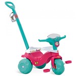 Ficha técnica e caractérísticas do produto Triciclo de Passeio Motoban Barbie Verde/Rosa 2023 - Bandeirante - Bandeirante