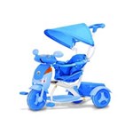 Ficha técnica e caractérísticas do produto Triciclo Evolution Azul Porta Objetos Alça Direcionável SPEED