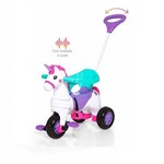 Ficha técnica e caractérísticas do produto Triciclo Fantasy Unicornio Rosa Calesita 1001