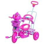 Ficha técnica e caractérísticas do produto Triciclo Gangorra Infantil com Empurrador, Música e Luzes Cachorro Bel Fix Rosa