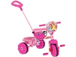 Triciclo Infantil Bandeirante com Empurador - Smart Princesas Disney Haste Removível