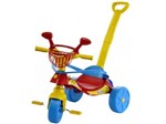 Triciclo Infantil Biemme com Empurrador - Smile Confort Haste Removível