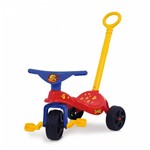 Ficha técnica e caractérísticas do produto Triciclo Infantil Cachorrinho com Empurrador Vermelho Xalingo Brinquedos Vermelho