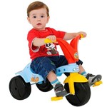 Ficha técnica e caractérísticas do produto Triciclo Infantil Elefantinho - Cor Azul com Vermelho