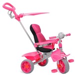 Ficha técnica e caractérísticas do produto Triciclo Infantil Femenino Smart Comfort Rosa 257 Bandeirante