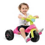 Ficha técnica e caractérísticas do produto Triciclo Infantil Kid Cross Bandeirante - 627 - Rosa -