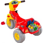 Ficha técnica e caractérísticas do produto Triciclo Infantil Magic Toys Tico Tico - Mecânico Laranja/Amarelo