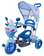 Ficha técnica e caractérísticas do produto Triciclo Infantil Moto Azul - Bel Brink