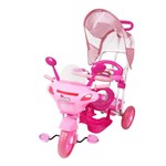 Ficha técnica e caractérísticas do produto Triciclo Infantil Moto Rosa - Bel Brink