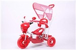 Ficha técnica e caractérísticas do produto Triciclo Infantil Moto Vermelho - Bel Brink
