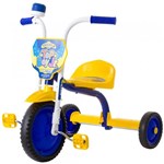 Triciclo Infantil Motoca Ultra Top Boy Azul e Amarelo - Pro Tork