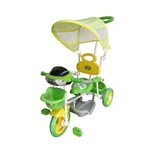 Ficha técnica e caractérísticas do produto Triciclo Infantil Passeio com Empurrador 2 em 1 Motoca - Verde - Bw003v
