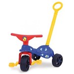 Ficha técnica e caractérísticas do produto Triciclo Infantil Peixinho com Empurrador Azul Xalingo Brinquedos Azul