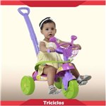 Ficha técnica e caractérísticas do produto Triciclo Infantil Smile Confort Rosa - Biemme