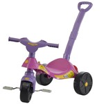 Ficha técnica e caractérísticas do produto Triciclo Infantil Smile Rosa com Empurrador 562 - Biemme