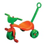 Ficha técnica e caractérísticas do produto Triciclo Infantil Tchuco Dinossauro com Haste - Samba Toys