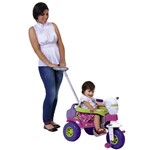 Ficha técnica e caractérísticas do produto Triciclo Infantil Tico Tico Bichos 3511 Magic Toys Rosa com Aro