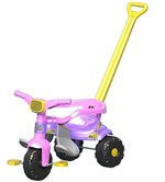 Ficha técnica e caractérísticas do produto Triciclo Infantil Tico Tico Festa Rosa com Aro - Magic Toys