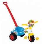Ficha técnica e caractérísticas do produto Triciclo Infantil Tico Tico Formas Azul com Som Magic Toys