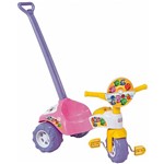 Triciclo Infantil Tico Tico Formas Rosa com Som - Magic Toys