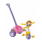 Ficha técnica e caractérísticas do produto Triciclo Infantil Tico Tico Formas Rosa com Som Magic Toys