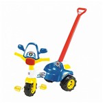 Ficha técnica e caractérísticas do produto Triciclo Infantil Tico Tico Polícia com Empurrador Magic Toys