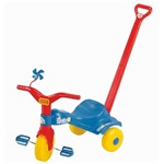 Ficha técnica e caractérísticas do produto Triciclo Infantil Tico Tico Popó com Haste - Magic Toys