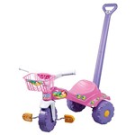 Ficha técnica e caractérísticas do produto Triciclo Infantil Tico-Tico Sereia com Alça - Magic Toys