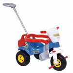 Ficha técnica e caractérísticas do produto Triciclo Infantil Tico Tico Super Bichos com Aro Azul - Magic Toys 3512