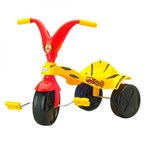 Ficha técnica e caractérísticas do produto Triciclo Infantil Tigrão Amarelo/Vermelho 07621 - Xalingo