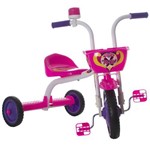 Triciclo Infantil Top Girl Rosa e Branco Pro Tork Ultra
