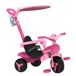 Ficha técnica e caractérísticas do produto Triciclo Infantil Veloban Passeio Premium Bandeirante - Rosa